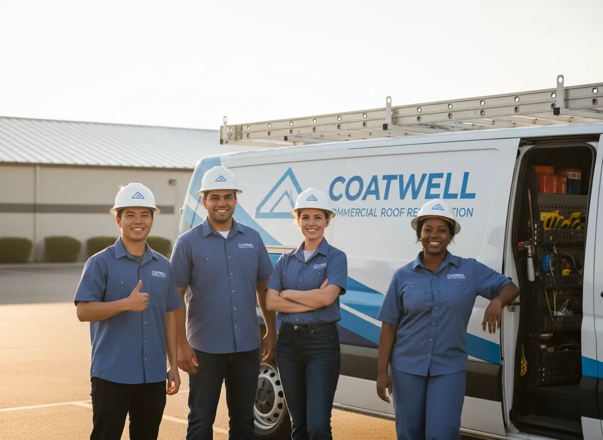 Commercial roof coating company in Attica, KS
